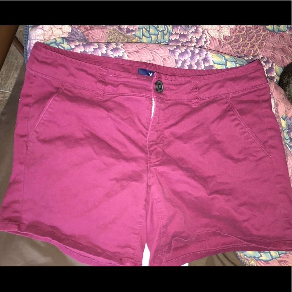 Red American Eagle Shorts